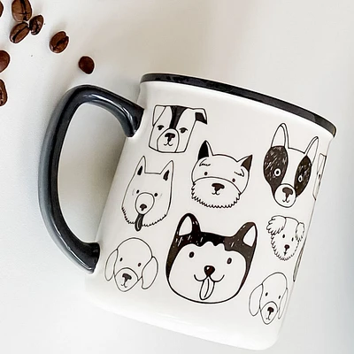 Simple Dog Faces Mug