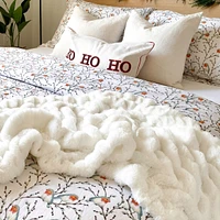 Ensemble housse de couette en flanelle « Chickadees »