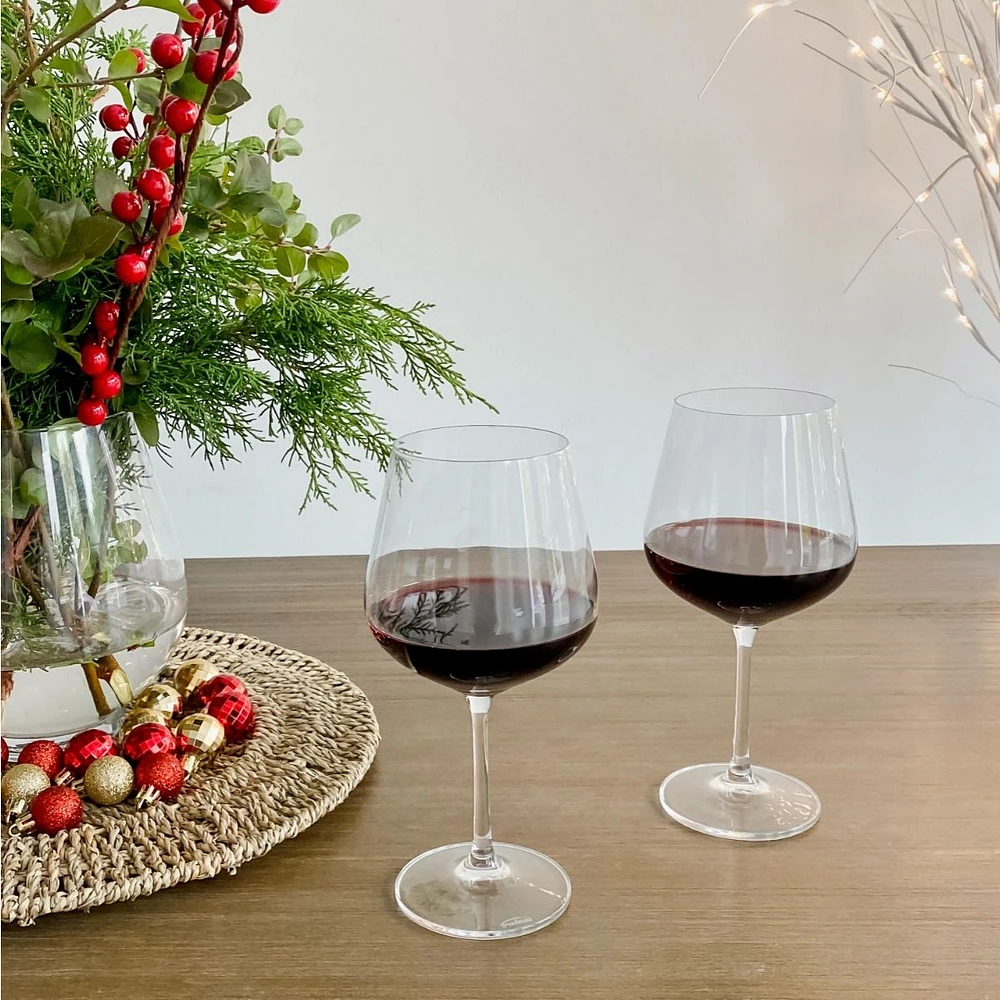 Set of 4 Red Wine Glasses 21oz