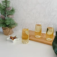 Set of 6 Bohemia Stemless Flutes