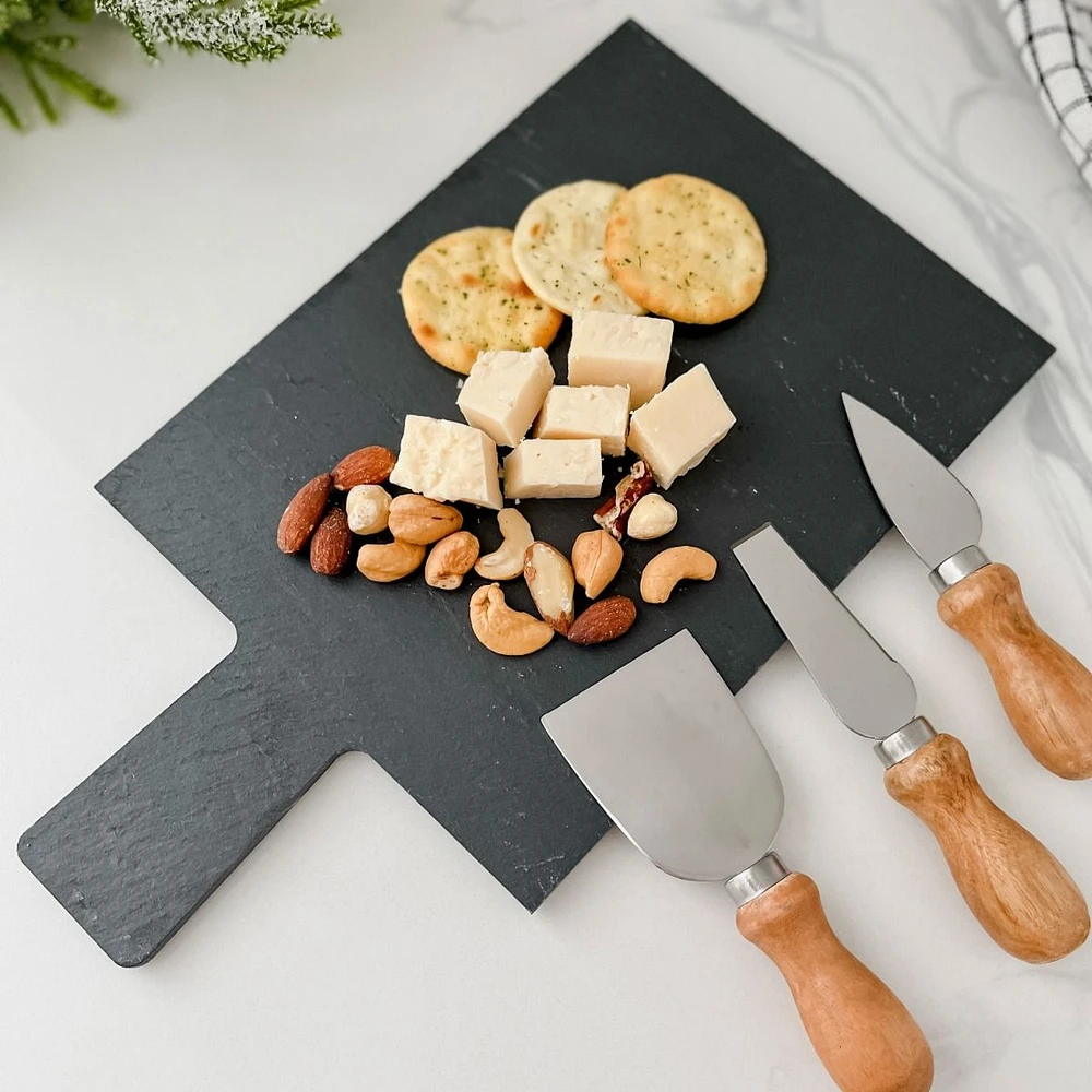 4-Piece Slate Serving Board