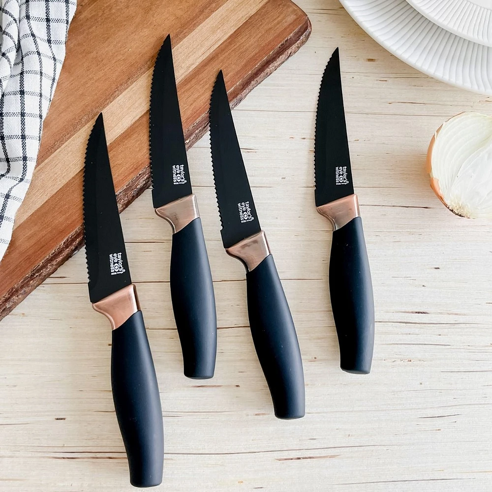   Taylor’s Eye Witness Brooklyn Steak Knives, Set of 4