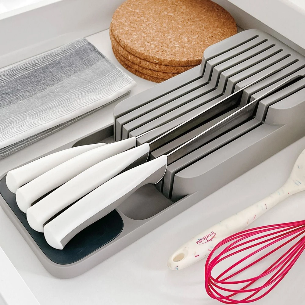 DrawerStore™ 2-Tier Compact Knife Organizer by Joseph Joseph