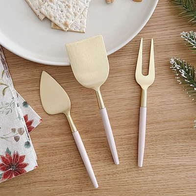 Rosé 3-Piece Cheese Set by David Shaw