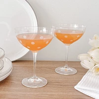 Sparkle Set of 4 Cocktail Glasses by Trudeau