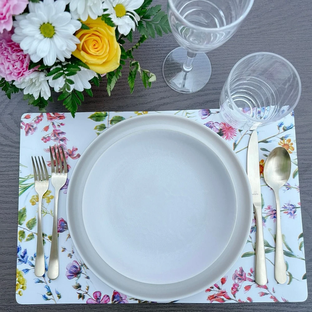 Vivid Flowers Placemat by Dolce Vita