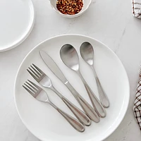 Cilano 20-Piece Flatware Set by David Shaw – Satin Finish