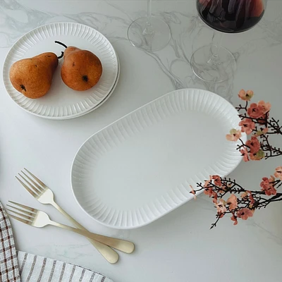 Orbit Oval Platter by LC Maison