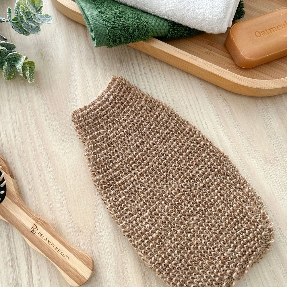 Jute Bath Mitt