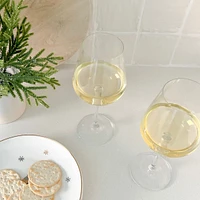 gusto! Set of 6 White Wine Glasses by Crystal Bohemia