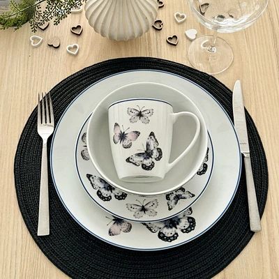 Butterfly 16-Piece Dinner Set by LC Maison