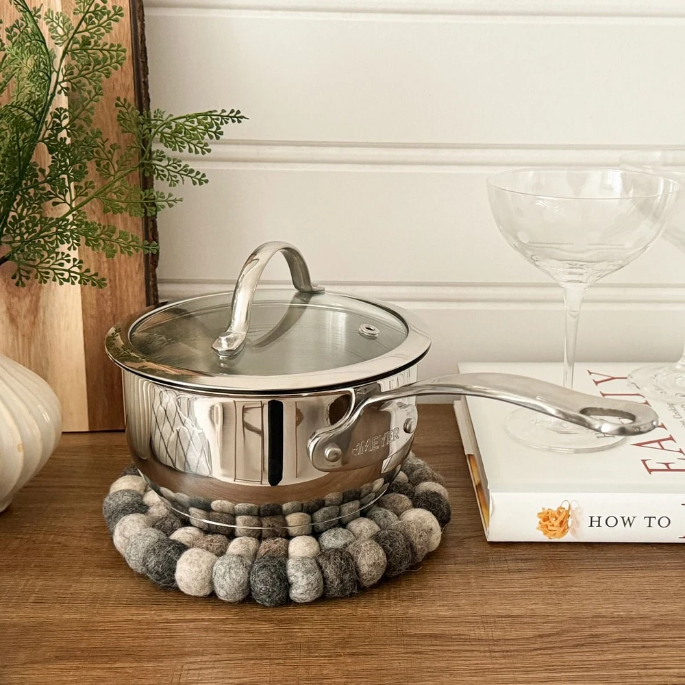 Meyer Nouvelle Stainless Steel Saucepan with Lid