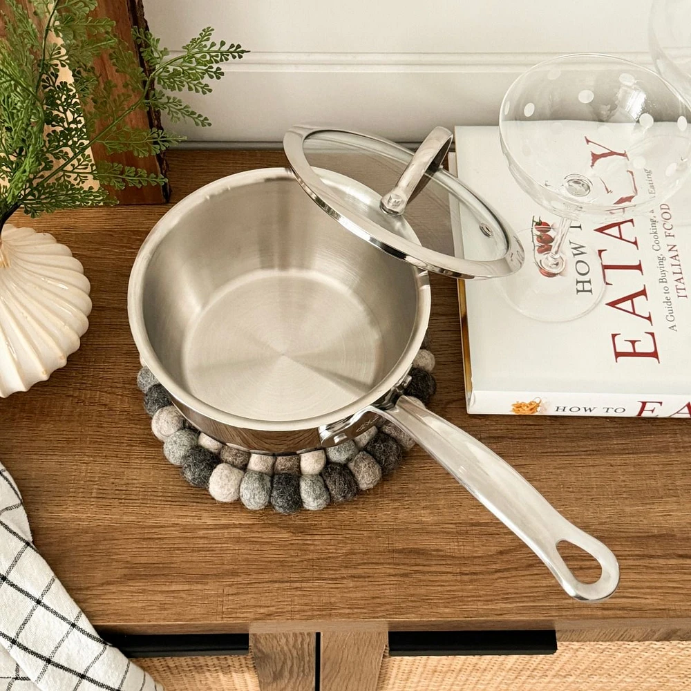 Meyer Nouvelle Stainless Steel Saucepan with Lid