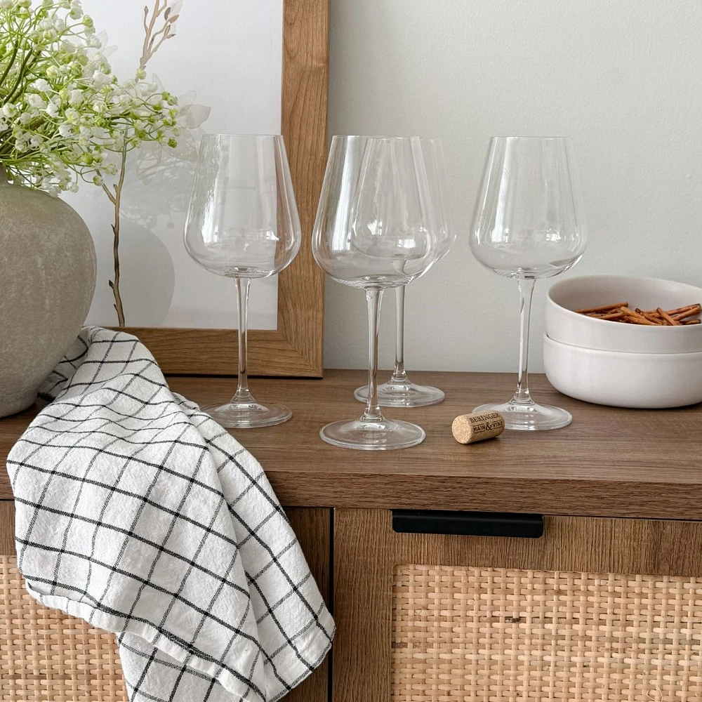 gusto! Set of 6 White Wine Glasses by Crystal Bohemia