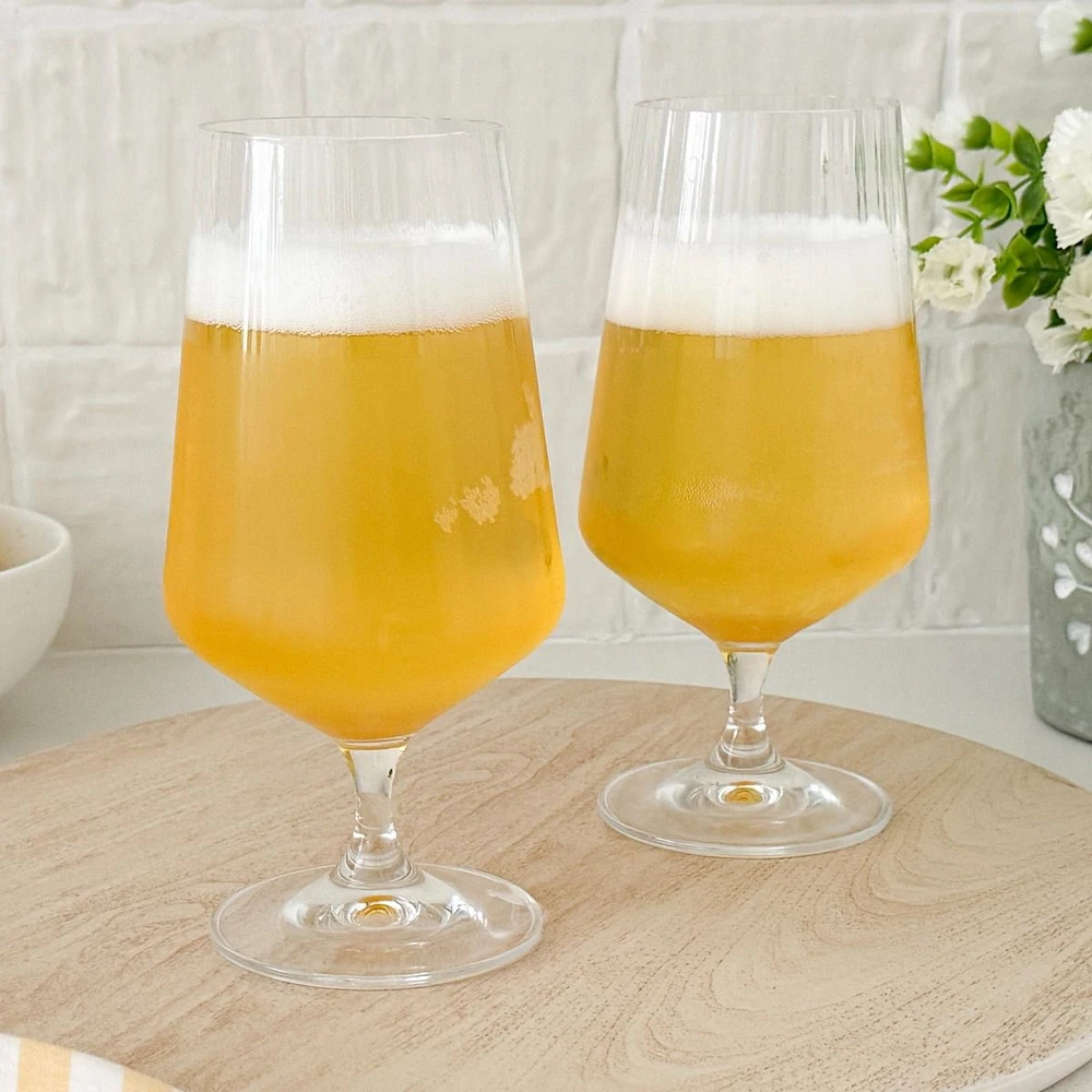 Celebration Set of 4 Beer Glasses by Nachtmann