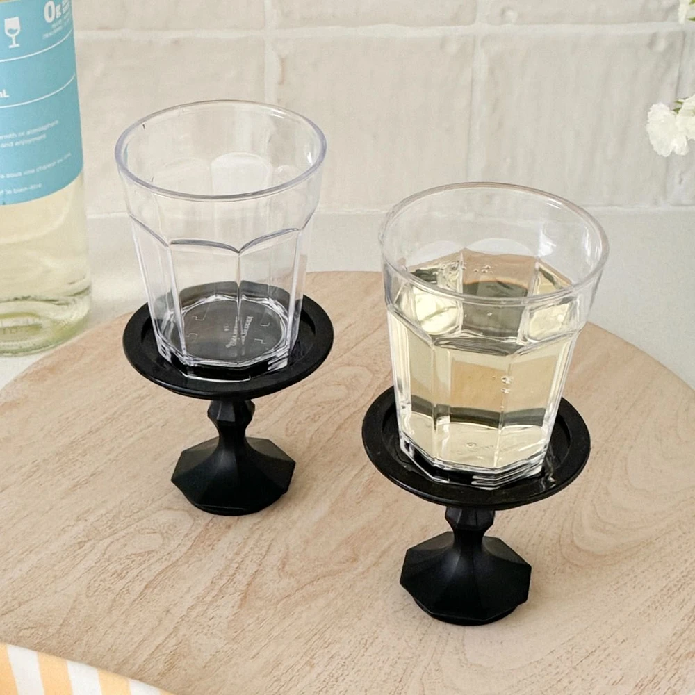 Set of 2 Stacking Wine Glass