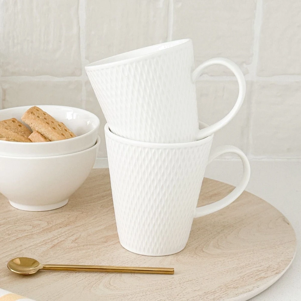 Mug conique Diamonds par Maxwell & Williams