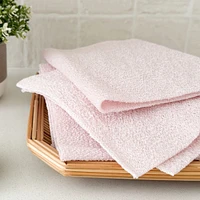 Exfoliating Bath Cloth with Rope Handles - Pink