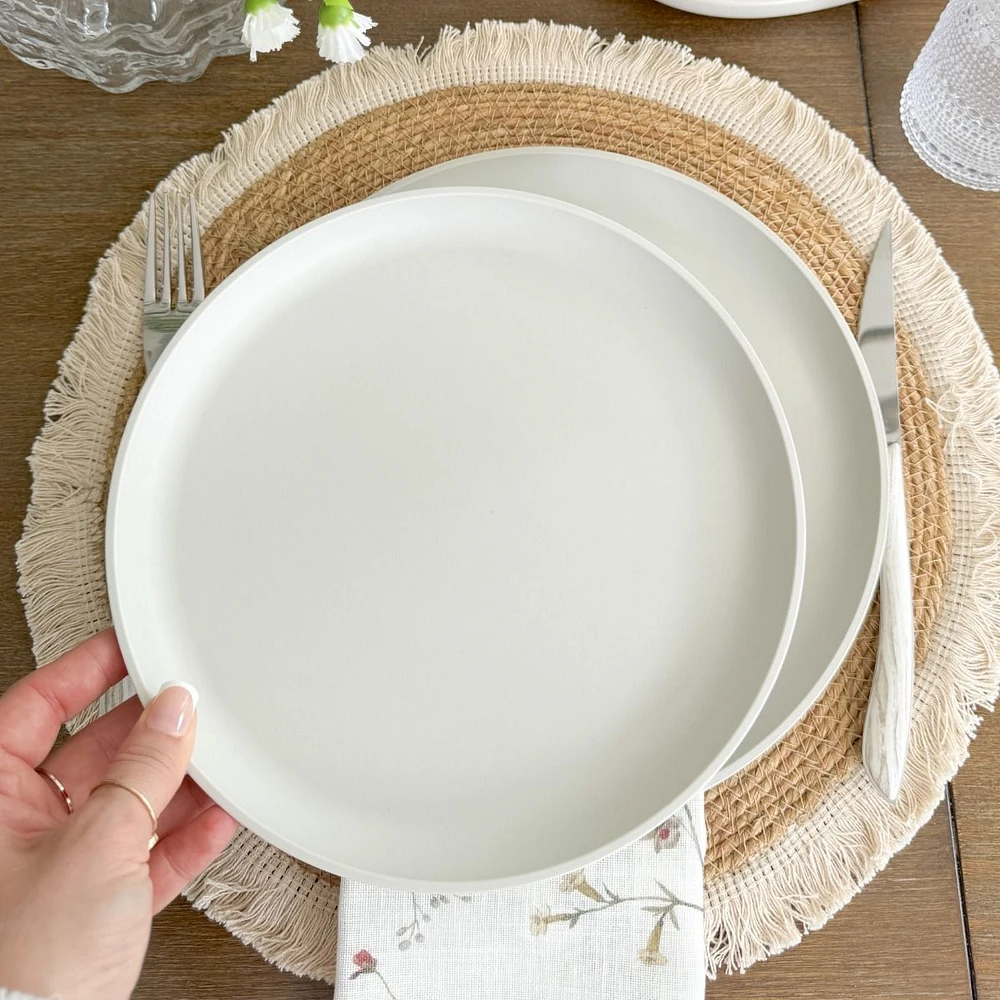 Mepal Silueta Salad Plate - Nordic White