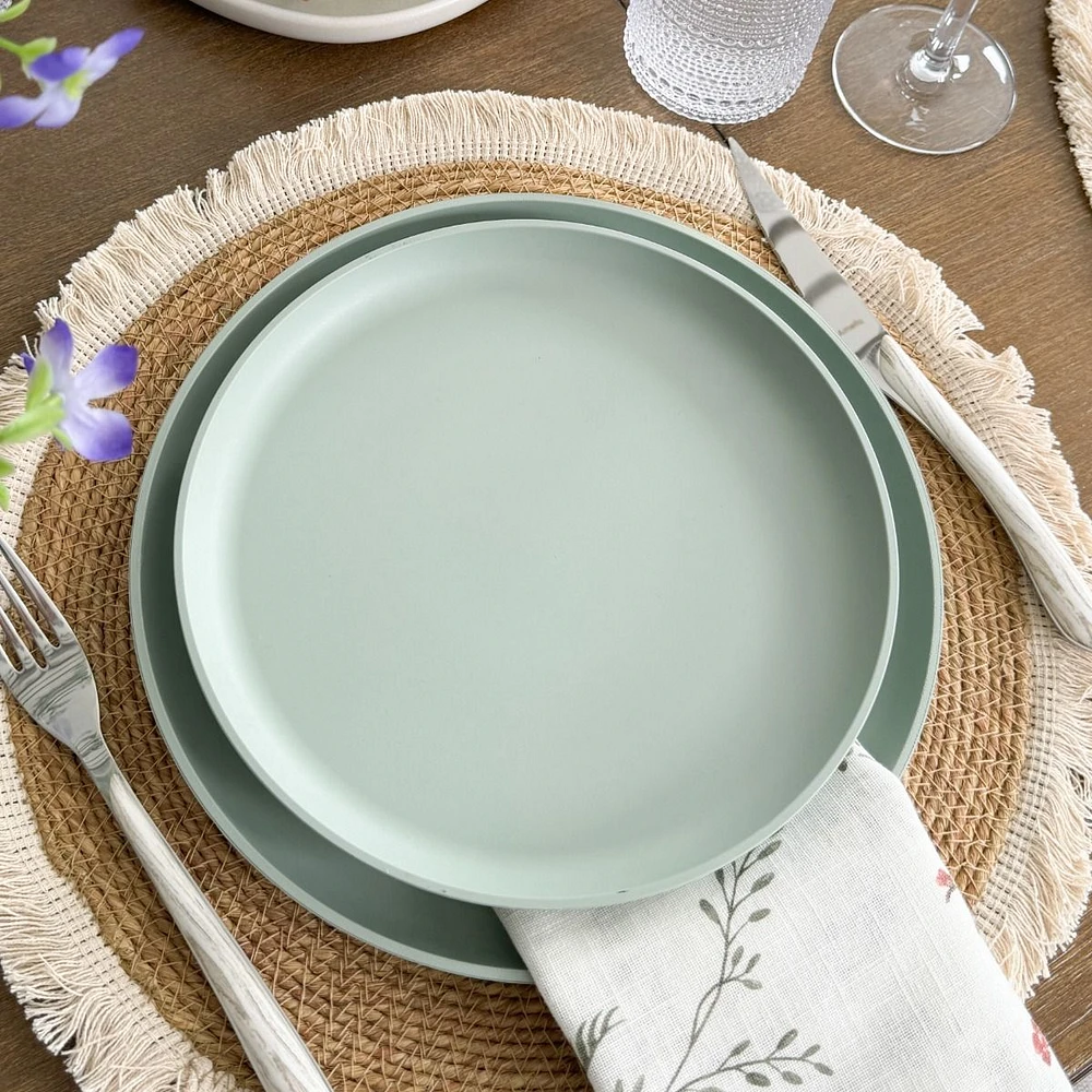 Mepal Silueta Salad Plate - Nordic Sage