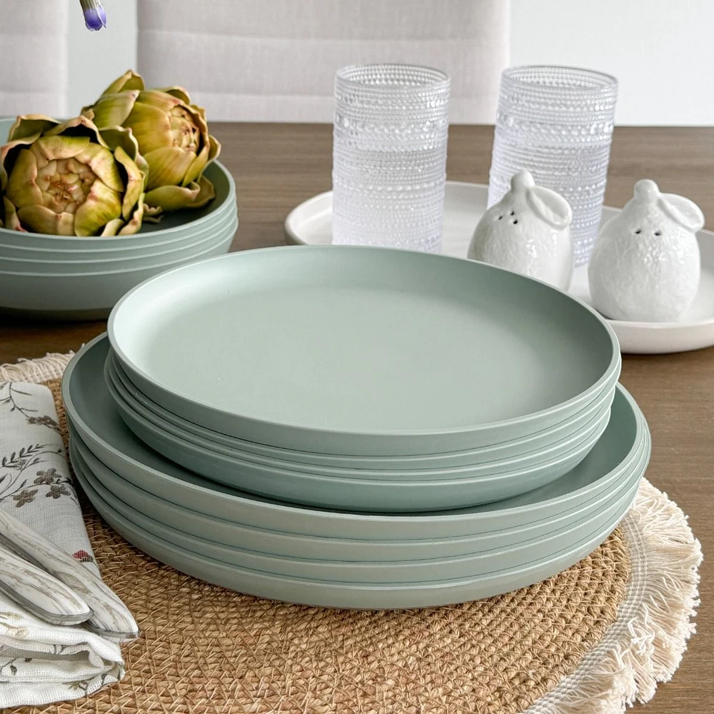 Mepal Silueta Salad Plate - Nordic Sage