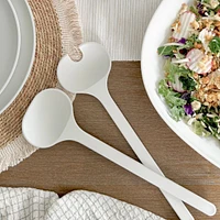 Mepal Silueta Salad Servers, Set of 2 - Nordic White