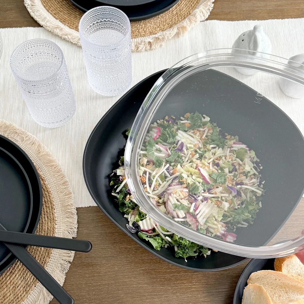 Mepal Silueta 4 L Serving Bowl With Lid - Nordic Black