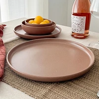 Assiette Uno Leather par ICM - 28 cm 