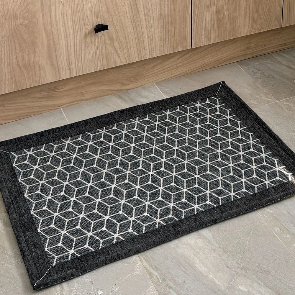 BWeave Anti Slip Rug - 20 x 28 po - Charcoal