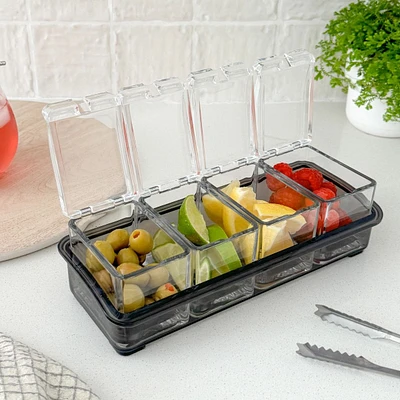 Compartment Tray for Bar Garnishes by Final Touch