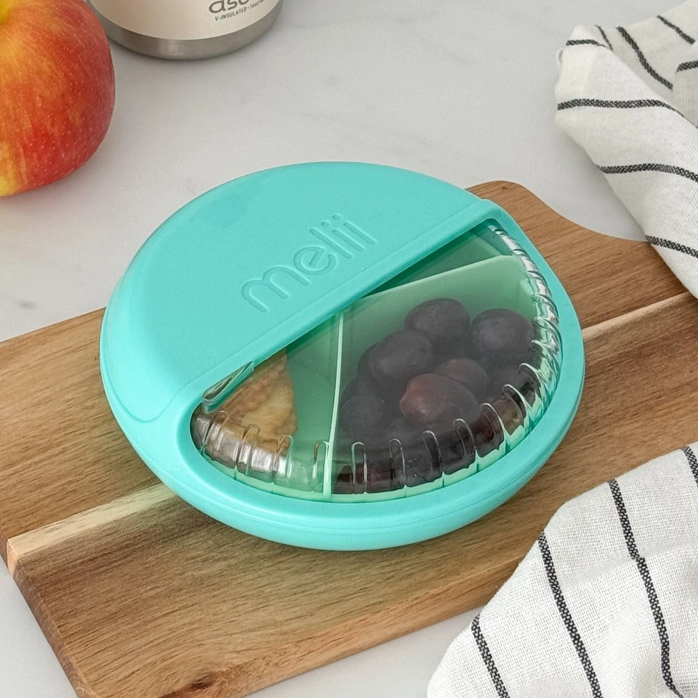 Spin Snack Container by Melii Baby - Blue/Mint