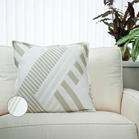 Pique Jacquard Cushion