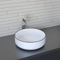 Renly Round Above-Counter Ceramic Basin