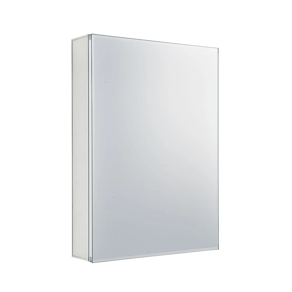 Rudolph Aluminium Rectangle Medicine Cabinet with Mirror