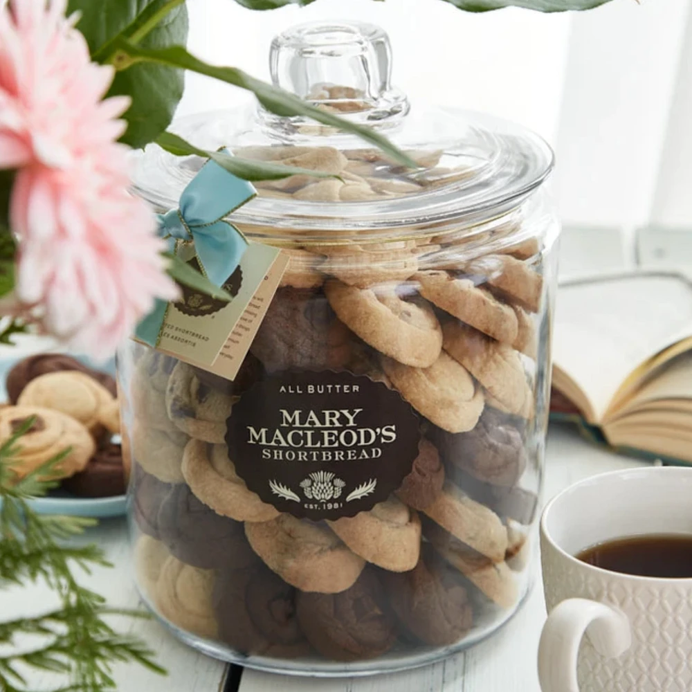 Assorted Shortbread Butter Cookie Jar - 83 pc 