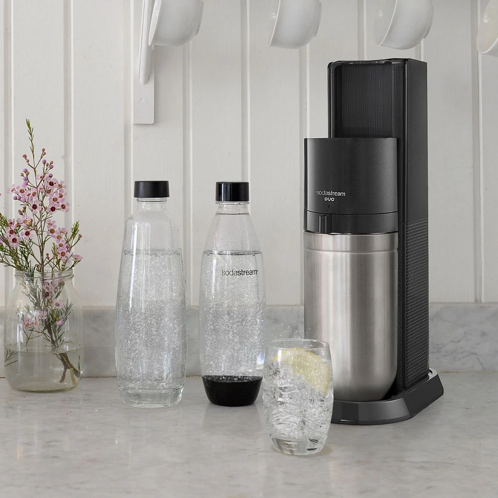 Machine à eau pétillante trousse de démarrage « Duo » par SodaStream