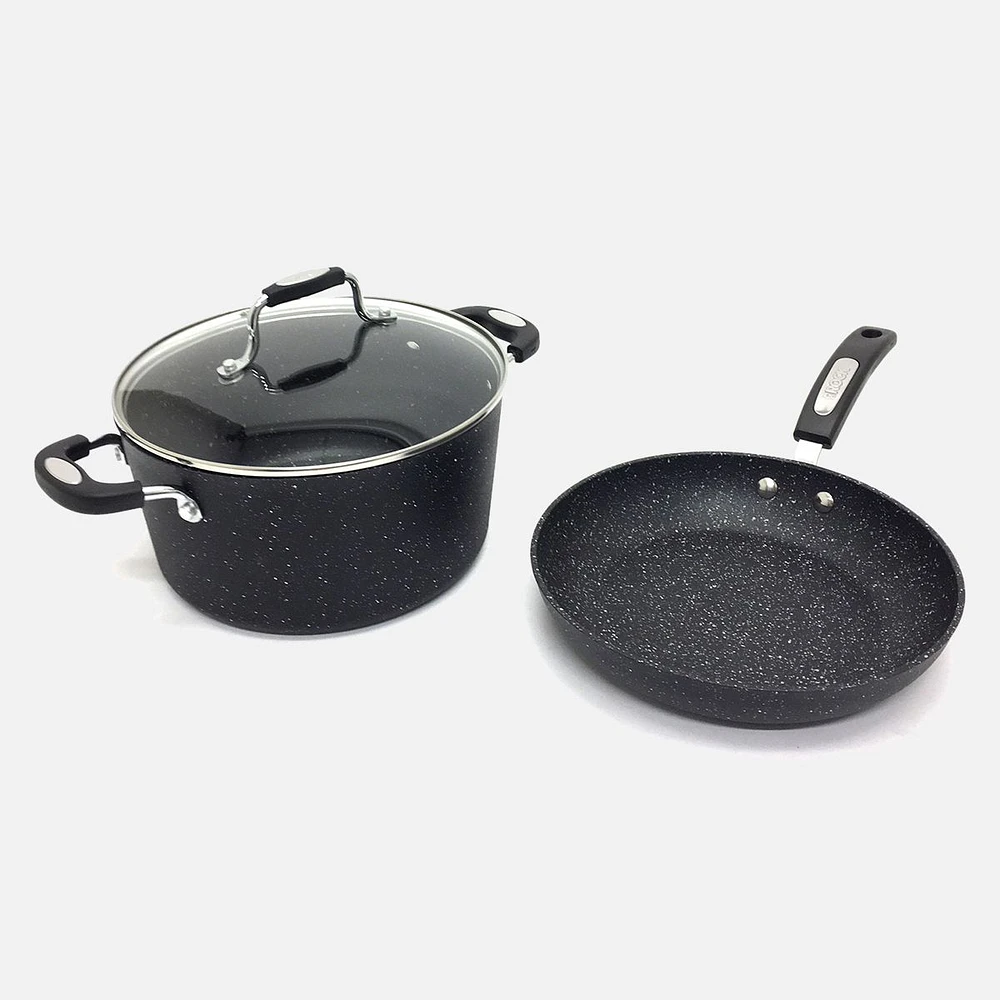 Cocotte The Rock 4,7 L avec poêle en prime 24 cm par Starfrit