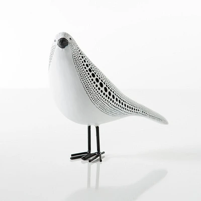 Debossed Dotted Standing Bird