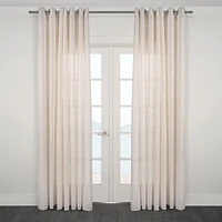 Rideau semi-transparent jacquard « Taranto »