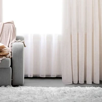 Rideau semi-transparent jacquard « Taranto »