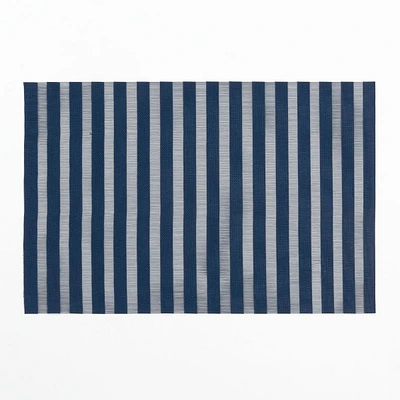 Textyle Stripe Placemat - Navy/Red