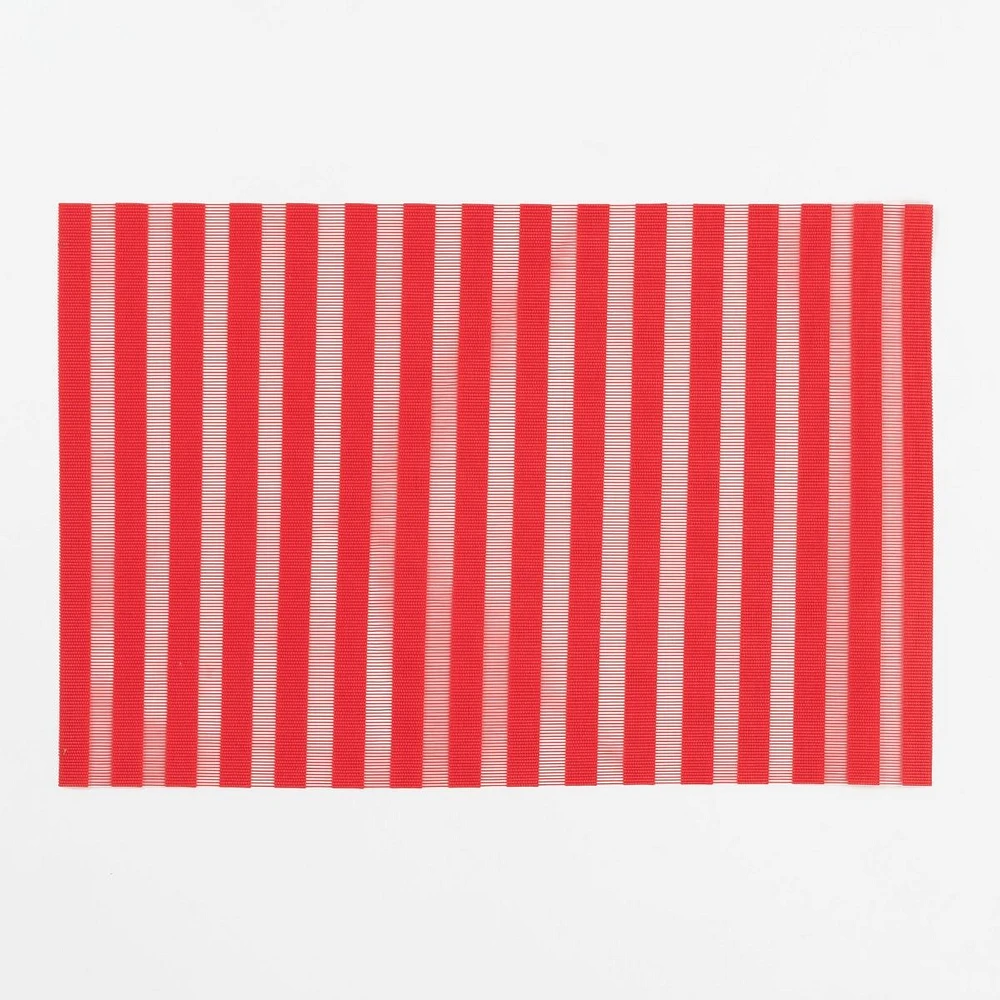 Textyle Stripe Placemat - Navy/Red