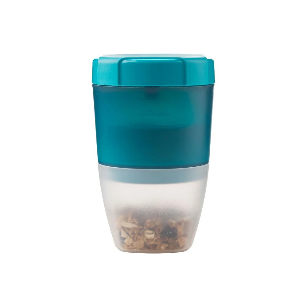 Trudeau Fuel Tropical Blue Yogourt/Granola Container