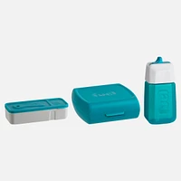 Trudeau 3-Piece Fuel Lunch Set - Blue