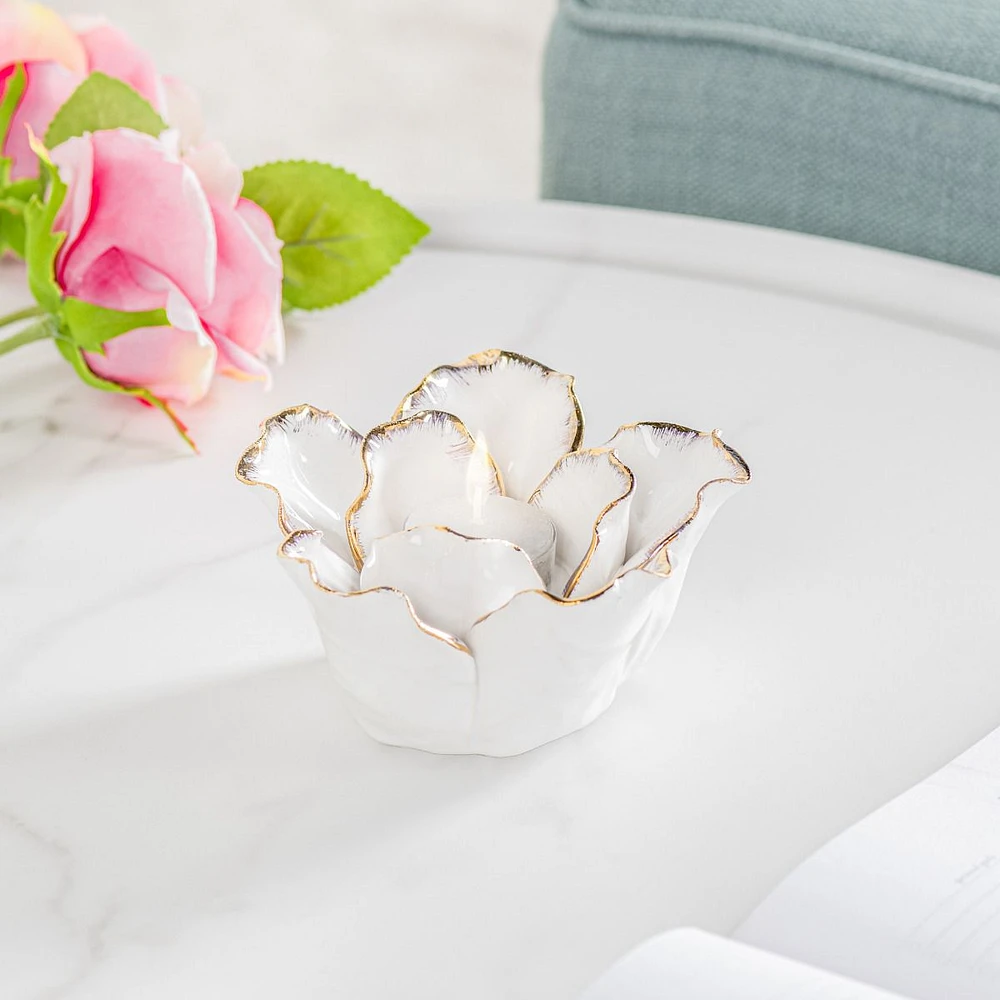 White Tealight Holder