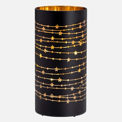 Lampe tempête avec étoiles « Silhouette » par Torre & Tagus