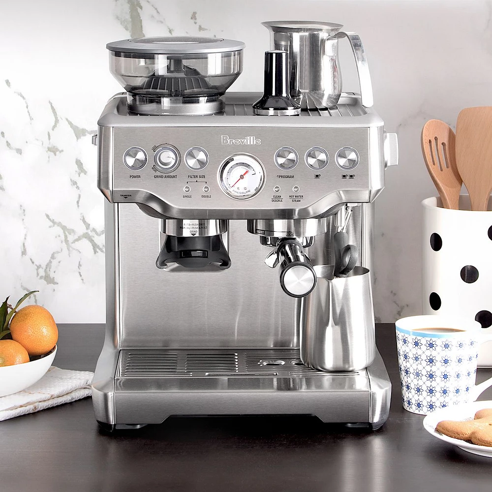 Breville Barista Express™  Espresso & Cappuccino Machine - Silver