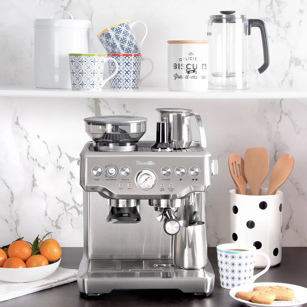 Breville Barista Express™  Espresso & Cappuccino Machine - Silver