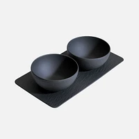 Manufacture Rock 3-Piece Condiment Set by Villeroy & Boch