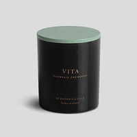 Vita 5 oz Candle in Jar with Lid - Votive Green